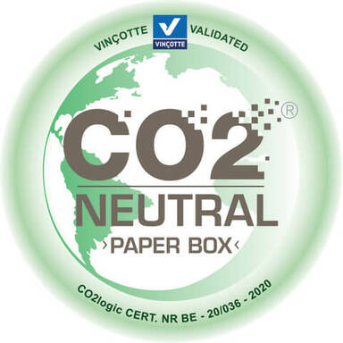 co2 neutral label paper box